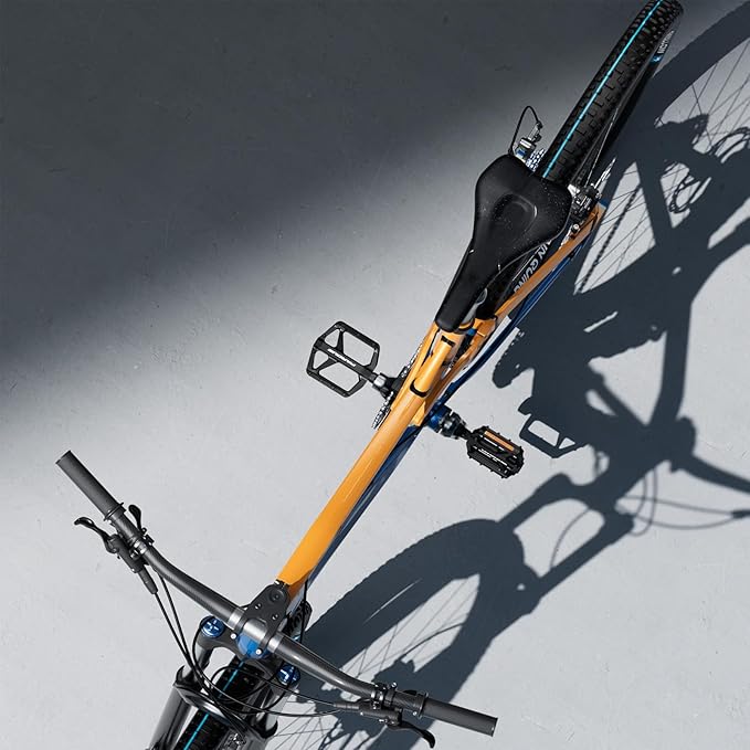 Bike Pedals, Universal Fit 9/16" Non-Slip Lightweight Nylon Fiber Bicycle Pedals Wide Flat Platform for Road Mountain BMX MTB Bike