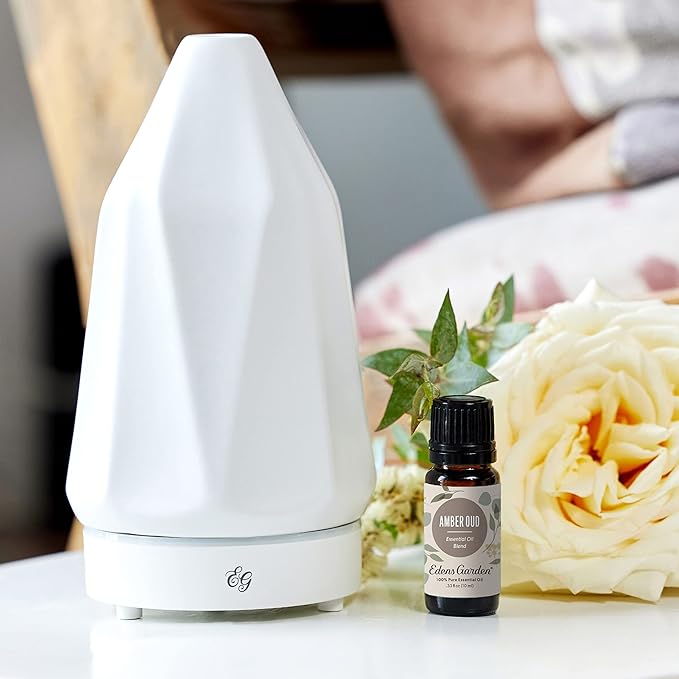 Edens Garden Amber Oud Essential Oil Blend- 100% Pure Premium Grade, Undiluted, Natural, Therapeutic, Aromatherapy, The Best for Diffusing, Candle, Laundry, Humidifiers 10 ml (.33 fl oz)