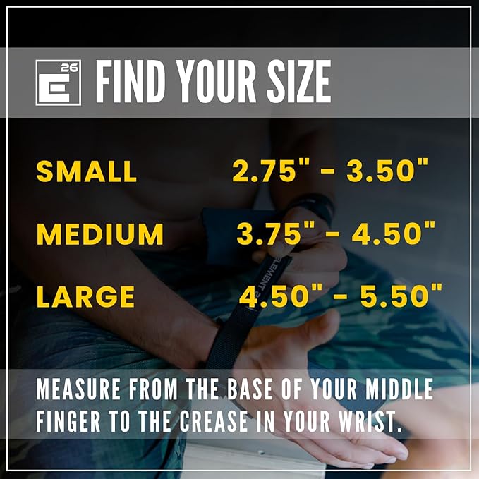 Element 26 IsoGrip Hand Grips for Cross Training, Gymnastics, and Weight Lifting - Gymnastics Grips for Men and Women - Hand Protection for Muscle ups and Pull ups