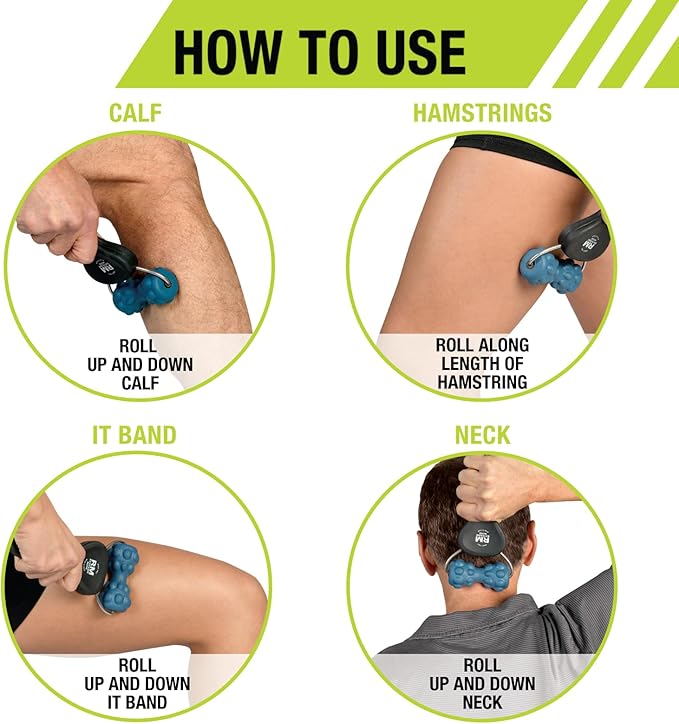 Pro-Tec Athletics Rollers, RM Extreme, RM Extreme Mini Roller, Cryosteel Ice Roller, Portable Roller, Deep Tissue Massage, Muscle Relief, Hamstring, Quadriceps, Multi-Directional, Enhance Performance