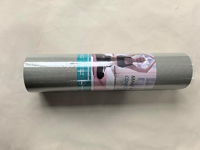 BEAUTYOVO Yoga Mat with Strap, 1/3 Inch Extra Thick Yoga Mat Double-sided Non Slip, Professional TPE Yoga Mats for Women Men, Workout Mat for Yoga, Pilates and Floor Exercises