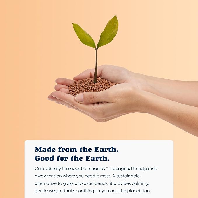 Bearaby Midnight Blue Sleep Mask 23” x 4” Weighted Eye Mask for Sleeping 0.75 lbs 100% Light Blocking Mask for Travel and Rest Silky Soft Fabric for Deep Gentle Sleep