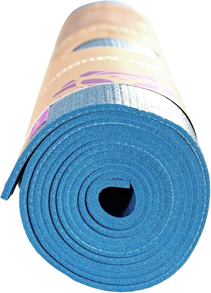 Hugger Mugger Tapas Travel Yoga Mat - Super Portable and Durable, Textured Sticky Surface, May be Folded or Rolled, Packable, Economical
