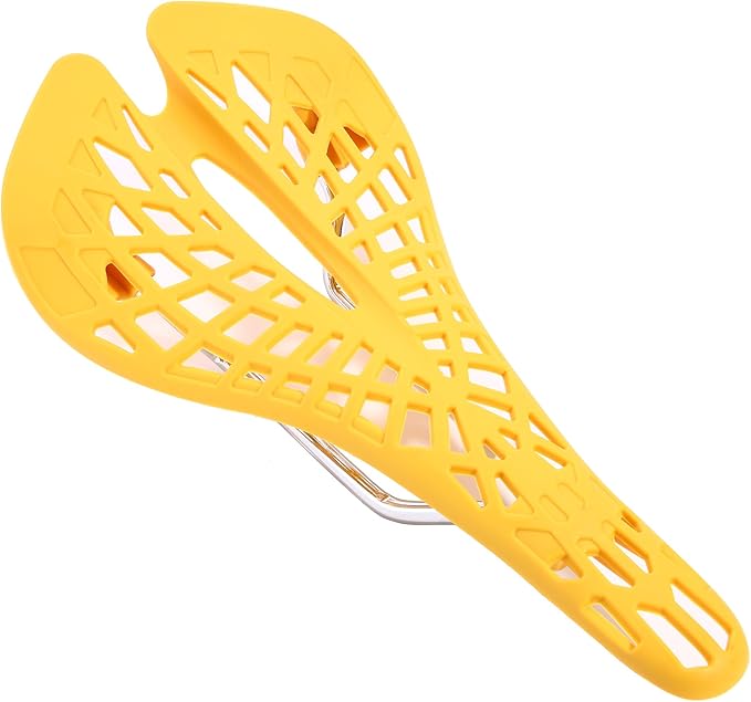 UNISTRENGH Bike Saddle Comfy Ultralight Mountain Bike Road Bicycle Hollow Out Spider Seat Cushion Bicycle Accessories