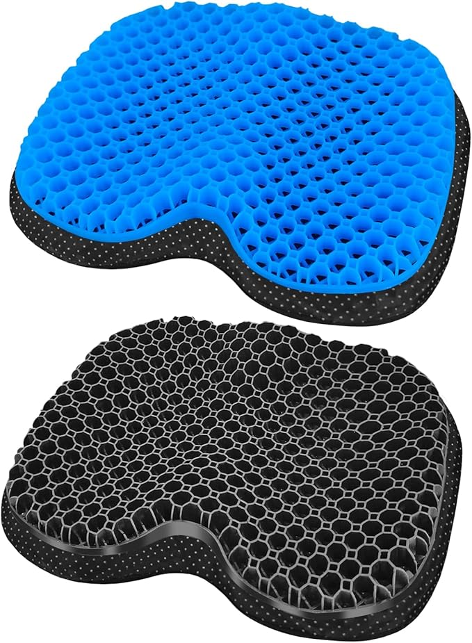 NEW-Vi Anti-Slip Kayak Seat Cushion - Waterproof Thicken Gel Boat Kayak Canoe Rowing Stadium Pad for Sit in Kayak Chair Kayak Accessories Equipment Gear for Fishing Kayak
