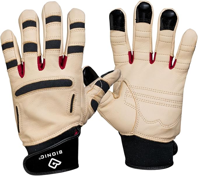 Bionic ReliefGrip Premium Leather Gardening Gloves