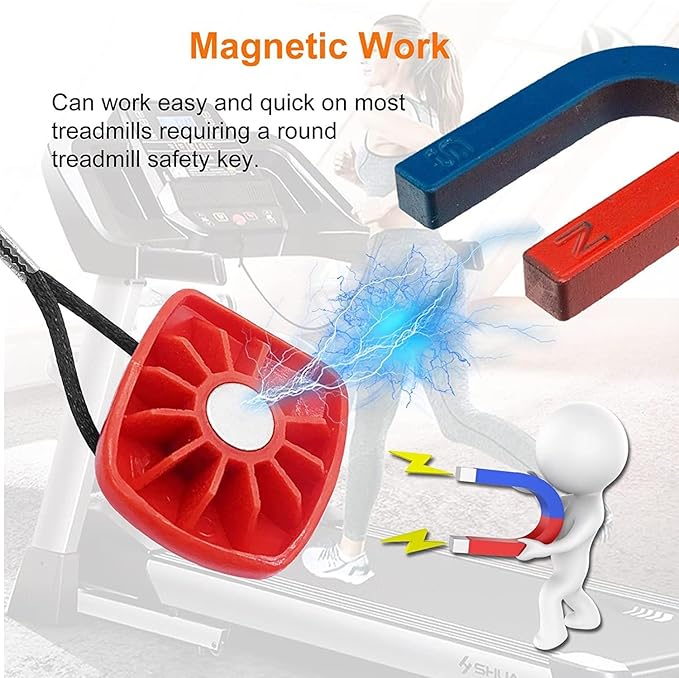 Treadmill Magnet Safety Key for Proform Image Weslo Reebok Epic Golds Gym Freemotion and Healthrider Treadmills