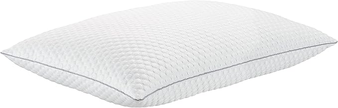 Columbia Comfort Ice Fiber Side Sleeper Down Alternative Bed Pillow with Polyester Fiberfill, Supportive Cooling Double Sided Breathable Cover (Back & Stomach Sleeper, Standard/Queen (Pack of 1))