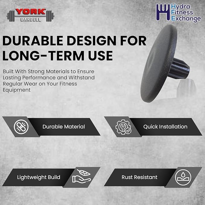 Icon Health & Fitness, Inc. Round Pad End Cap 280313 Works W Gold's Gym Weider Strength System