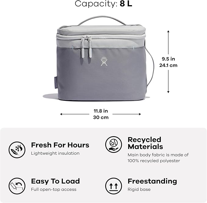 Hydro Flask Lunch Bag – Insulated Adult Lunch Cooler for Men and Women 8 L Surf