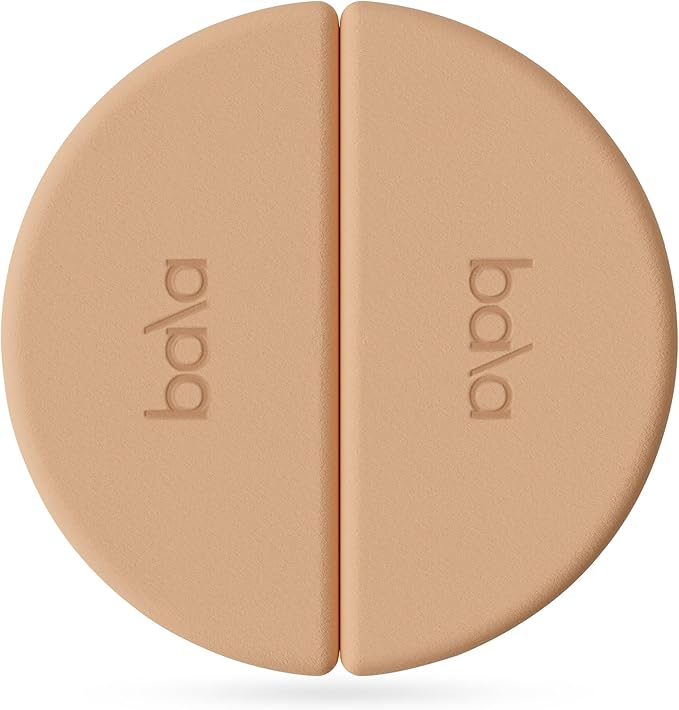 Bala Balance Blocks 2 Pack, Yoga Blocks for Working Out, (Sand) - Semi-Circular Yoga Accessories for Stretching & Exercise - Yoga Equipment for Home Workout - Yoga Block Essentials for Women & Men