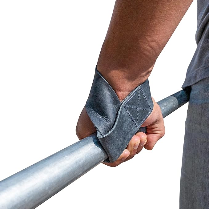 Hide & Drink, Set of 2 Lifting Wrist Straps, Bodybuilding, Sports, Gym, Fitness, Accessories, Strenght Training, Full Grain Leather, Handmade