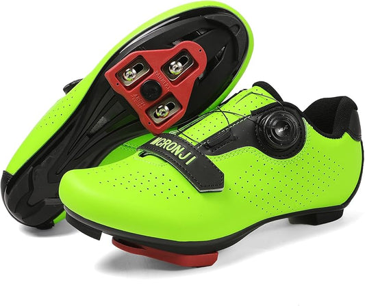 Cycling Shoes, Unisex Delta Cleats Compatible, Indoor Peloton and Outdoor Road Bike Shoes for Men and Women