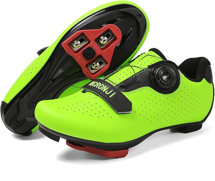 Cycling Shoes, Unisex Delta Cleats Compatible, Indoor Peloton and Outdoor Road Bike Shoes for Men and Women