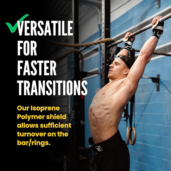 Element 26 IsoGrip Hand Grips for Cross Training, Gymnastics, and Weight Lifting - Gymnastics Grips for Men and Women - Hand Protection for Muscle ups and Pull ups