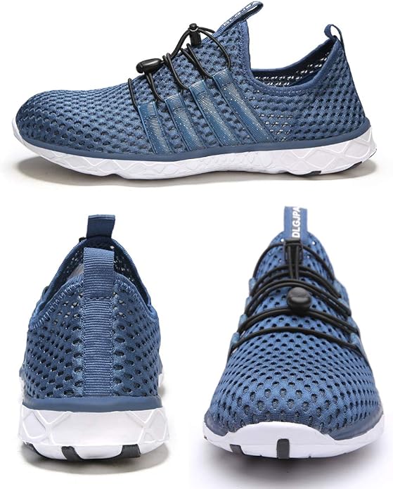 DLGJPA Men's Lightweight Quick Drying Aqua Water Shoes Athletic Sport Walking Shoes