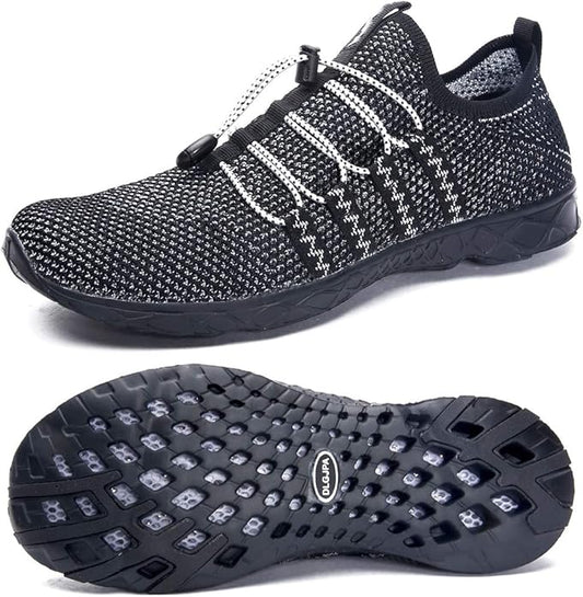 DLGJPA Men's Lightweight Quick Drying Aqua Water Shoes Athletic Sport Walking Shoes