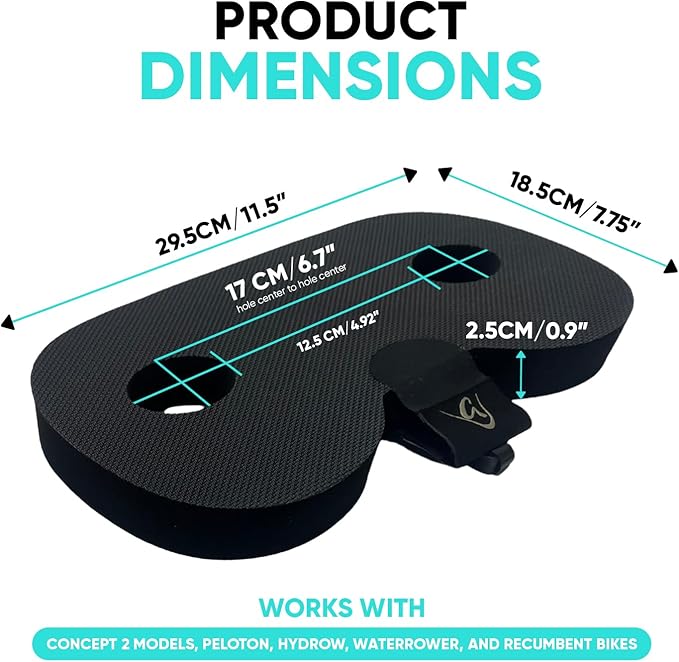 Godfrey Booster Rowing Boat Seat Pad for Men & Women - Anti-Slip Rower Pad for in-Boat, Concept2, Water Rowers & Rowing Machines