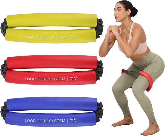 Hip & Core System, Resistance Loop to Stretch, Core Fitness Glute Workout Bands
