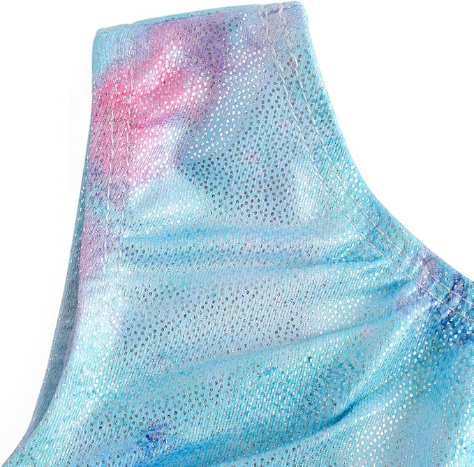 EQSJIU Leotards for Girls Gymnastics Sleeveless Sparkly Toddler Tumbling Outfits Dance Clothes Biketards for Kids 1-10 Years