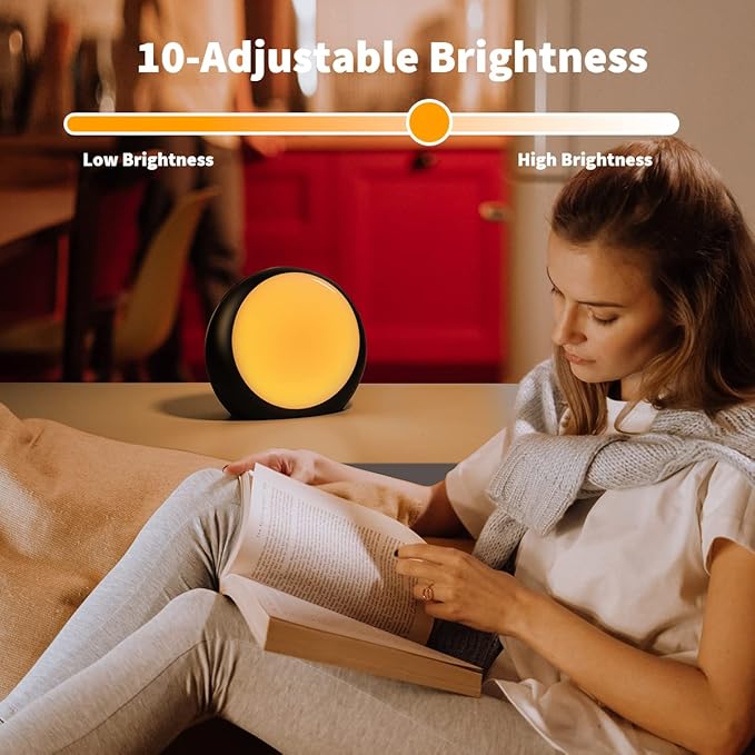 Loudspeakers Brown Noise Sounds White Noise Machine 30 Soothing Sounds 12 Color Night Lights Auto-Off Timer Calming Sleep Machine with Memory Function for Baby Kids Adult for Office Privacy