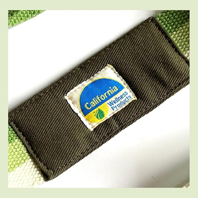 California Yoga Strap | Yoga Belt with Loops | 12 Multi Loop & Non-Elastic | Stretching Strap | Gym Workout & Exercise Bands | Physical Therapy | Improves Sitting Posture for Women & Men