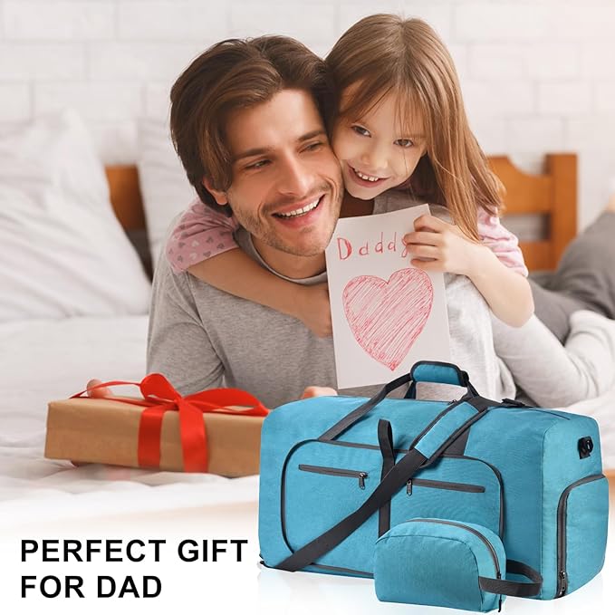 Felipe Varela Duffle Bag with Shoes Compartment and Adjustable Strap,Foldable Travel Duffel Bags for Men Women,Waterproof Duffel Bags