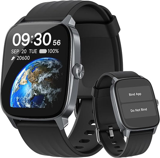 EURANS Smart Watch No App/Phone Required, Long Battery Life Fitness Tracker Watch,HD Screen, Waterproof Activity Tracker with Step Counter for Walking, Pedometer, Calories Tracker for Men Women