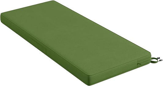 Codi Outdoor Bench Cushion 42 inch, Double Waterproof Patio Furniture Cushions Replacement for Swing, Porch, Couch, 42x18x3'', Green