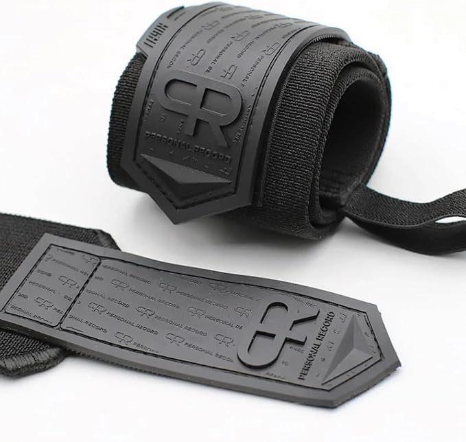 Heavy Duty Premium Wrist Wraps, More Elasticity, Reinforced Stitching, Extra Wide Strap, Strong Thumb Loop, Larry Wheels Weightlifting Wraps