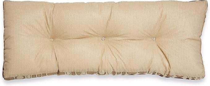 Klear Vu The Gripper Omega Non-Slip Tufted Bench Cushion for Indoor Furniture, Entryway Storage, Bay Window, 35 Inches, Geometric