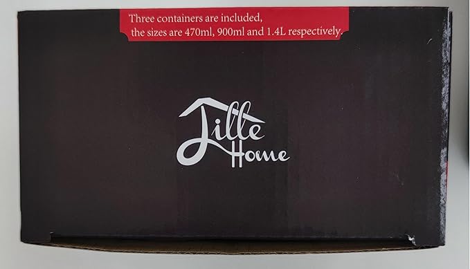 Lille Home Leak Proof Salad Container Stainless for Lunch - Snack Containers Steel - Ideal for Educational Settings & Daycare - Nesting Trio with Silicone Lids - 47oz+30oz+16oz - Grey