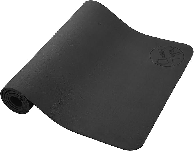 Clever Yoga Better Grip Thick Yoga Mat - Beginner Exercise Yoga Mat with Non-Slip Surface for Home Gym, Earth-Friendly & Recyclable Pilates and Workout Pad Women & Men, 1/4 Inch Thick