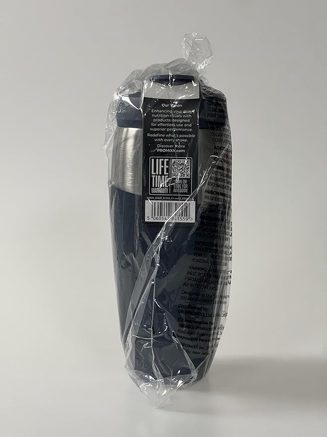 32oz Stainless Steel Protein Shaker Bottle – Leak-Proof Metal Shaker Cup with Snap-Fit Agitator for Smooth, Clump-Free Shakes – BPA-Free, Odor Resistant, Easy to Clean