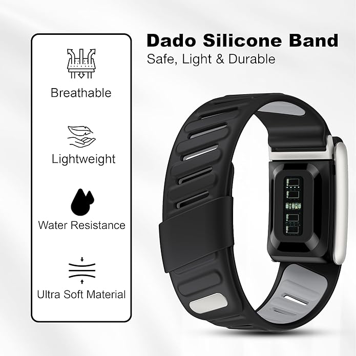 Silicone Sport Replacement Band Compatible with WHOOP 5.0, One, Peak, and Life Fitness Tracker – Breathable, Durable & Comfortable | Not for Whoop Gen 4