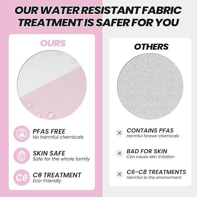 Crestlive Products Outdoor Bench Cushion 48 x 18 Inch, Waterproof Patio Bench Cushions for Outdoor Furniture, Porch Swing Replacement Pad with 30D Foam, Adjustable Straps, Pink White Stripe