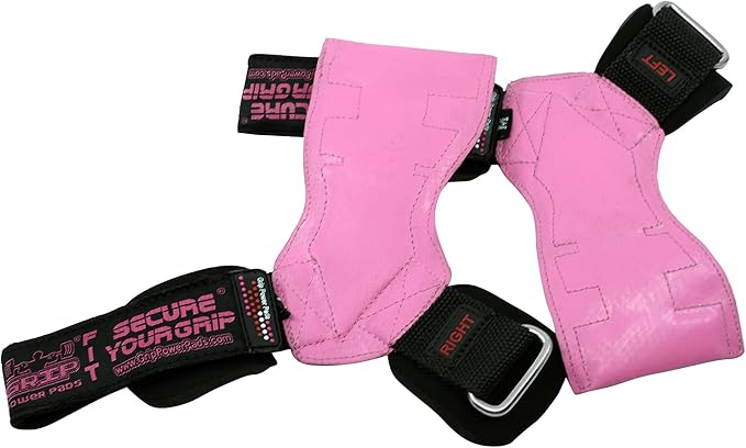 Lifting Grips PRO Weight Gloves Heavy Duty Barbell Gymnastics Straps Alternative to Power Hooks Deadlifts Adjustable Neoprene Padded Wrist Wrap