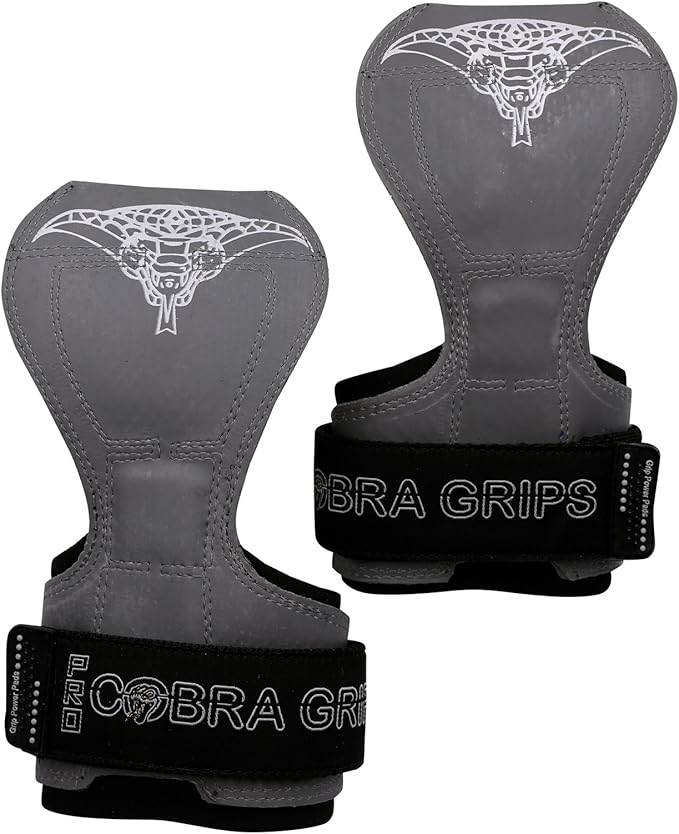 Cobra Grips PRO Weight Lifting Gloves Heavy Duty Straps Alternative Power Lifting Hooks for Deadlifts Adjustable Neoprene Padded Wrist Support Bodybuilding