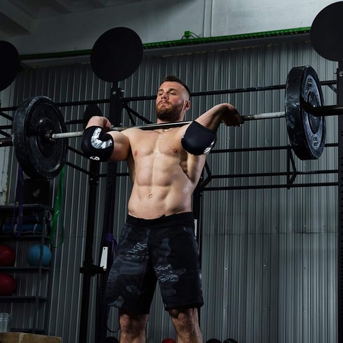 Elbow Sleeves (Pair),Support for Cross Training,Weightlifting,Powerlifting,Basketball and Tennis,5mm Neoprene Compression Brace for Both Women and Men(Medium)