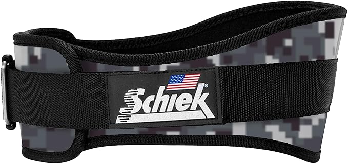 Schiek Sports 2006 Nylon 6 Inches Weight Lifting Belt - Support Belt for Power Lifting