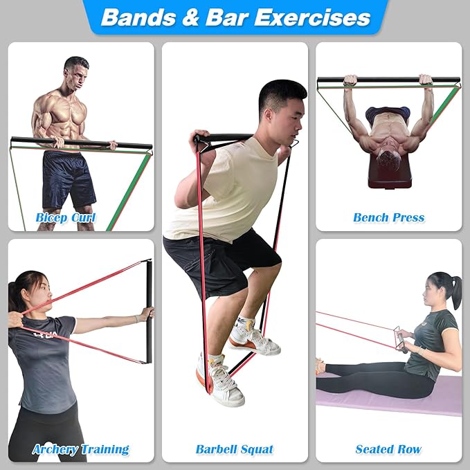 Brebebe Door Anchor Strap for Resistance Bands Exercises, Multi Point Anchor Gym Attachment for Home Fitness, Portable Door Band Resistance Workout Equipment, Easy to Install, Punch-Free, Nail-Free