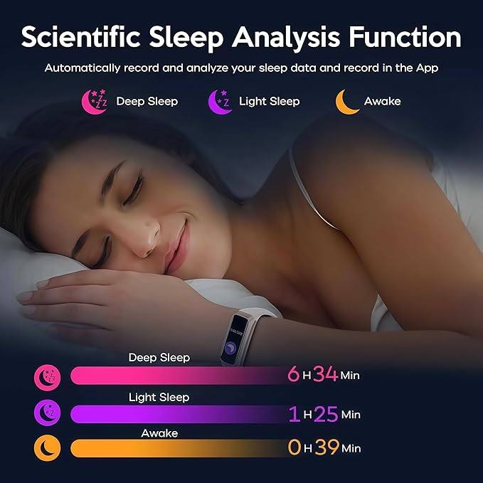 Fitness Tracker,2025 Smart Watch with Blood Pressure Heart Rate & Sleep Monitor IP67 Waterproof Step Calorie Counter Pedometer Fitness Activity Watch for Men Women Android iOS Phone (White)