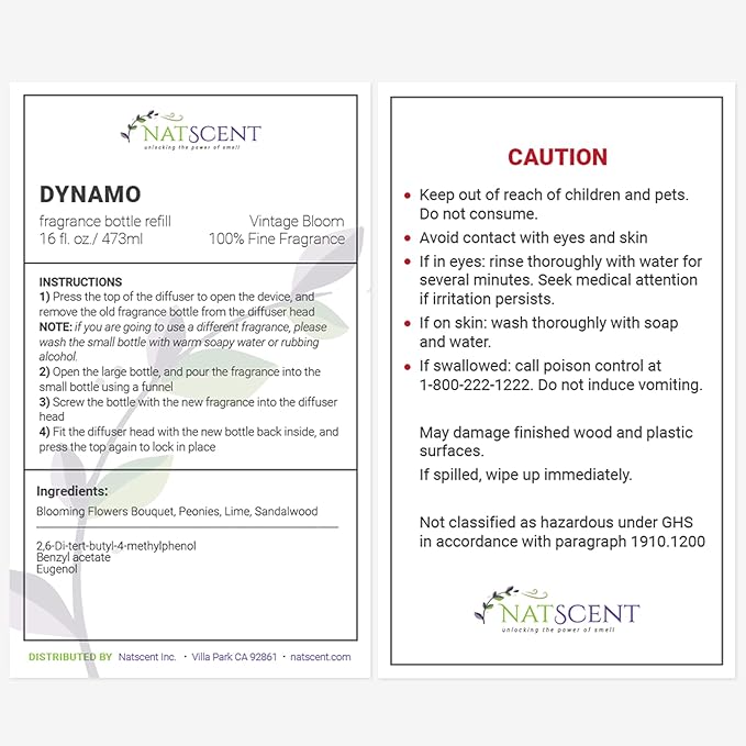 Vintage Bloom Essential Oils for Diffusers for Home, Nature-derived Peony Essential Oil, Long-Lasting & Family-Friendly Diffuser Oils Scents, IFRA Certified, Cold Air & Ultrasonic - 16 oz