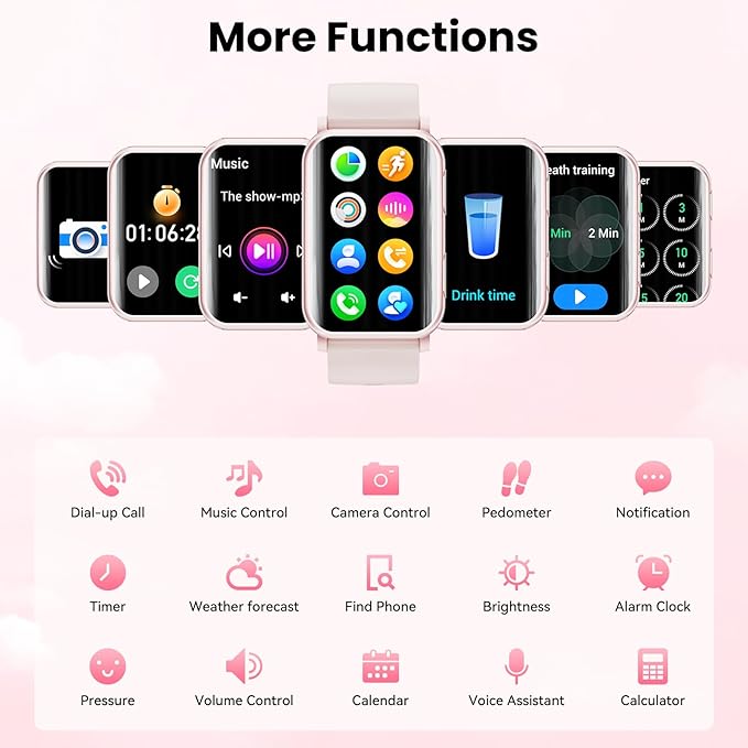 Smart Watch for Men Women (Answer/Make Calls), 1.57" Curved Screen Fitness Tracker, smartwatch with 24/7 Heart Rate/Sleep Monitor, Two Straps Activity Trackers, Compatible with Android & iOS