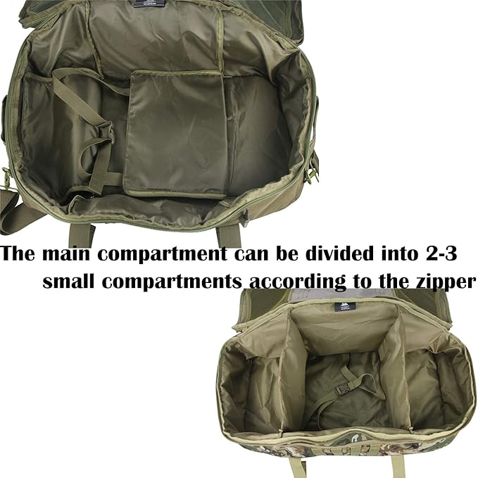 Greencity Travel Duffel Bag for Weekend Overnight Bag Waterproof Small Large for Men Women 30L 45L 85L Green