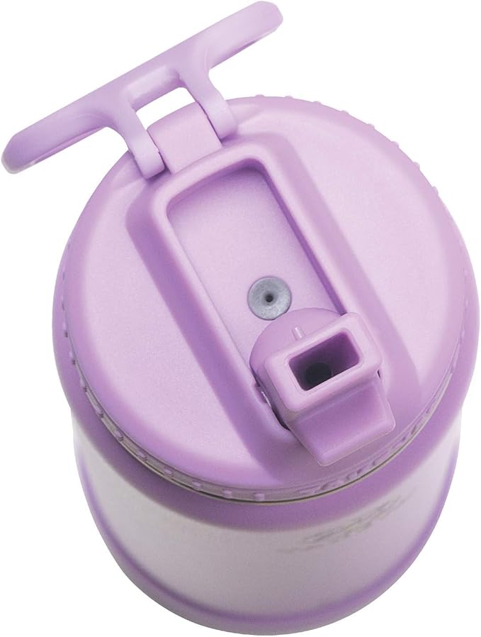 Takeya Actives 24 oz Water Bottle with Straw Lid - Double Wall Stainless Steel Insulation - Dishwasher Safe & BPA-Free - Removable Bumper - Lilac
