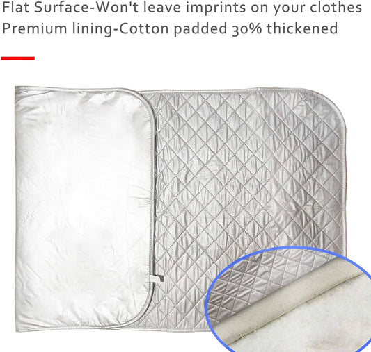Ironing Mat,Thickened (32x55 inch) Ironing Blanket Ironing Pad, Double-Side Using Heat Resistant Pad Extra Extra Large Ironing Mat for Table Top,Countertop,Etc.