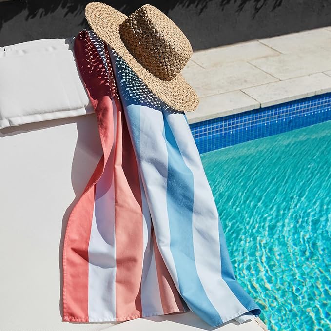 Dock & Bay Beach Towel - Quick Dry, Sand Free - Compact, Lightweight - 100% Recycled - Includes Bag - Summer - Sand to Sea, Extra Large (200x90cm, 78x35)