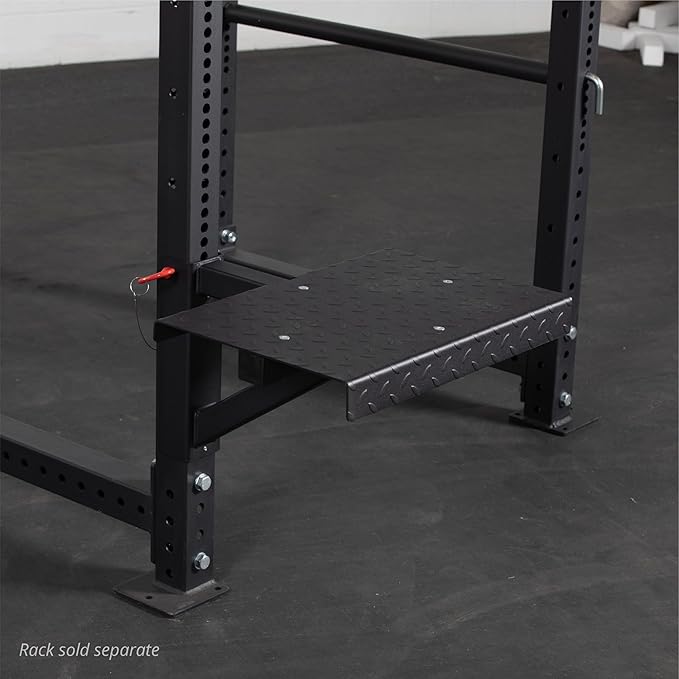 Titan Fitness X-3 Series Rack Mounted Step-Up Platform, 22" x 15" Diamond Plate Platform