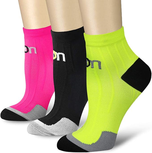 CHARMKING Compression Socks for Women & Men Circulation 15-20 mmHg is Best for Athletic Running Cycling Nurse Daily Wear